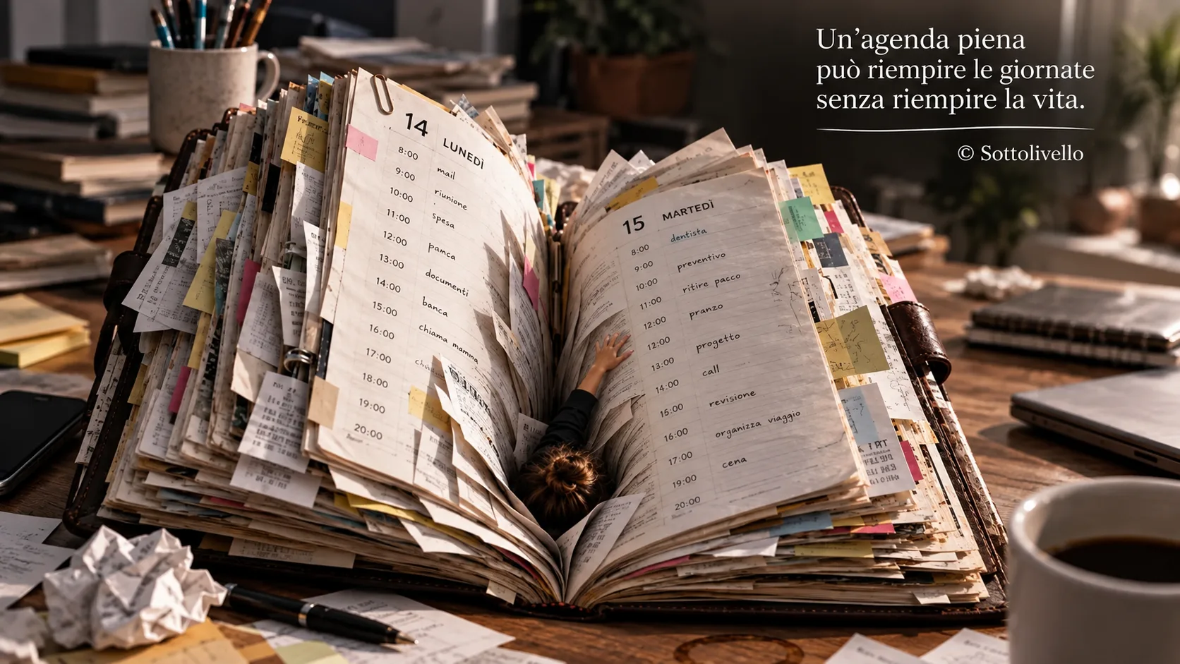 L'agenda piena