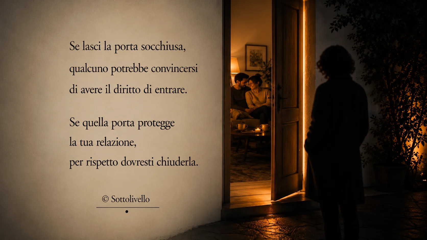 Quando una porta non è ben chiusa