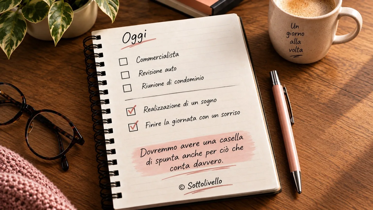 Segni di spunta di un certo "Sottolivello"